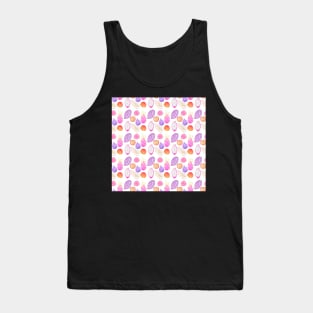 Bright watercolor tropical fruit pattern Tank Top